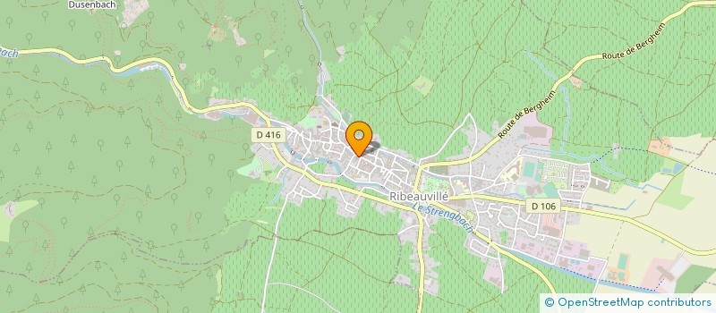 localisation de l'entreprise SYNDICAT DES COMMUNES FORESTIERES DU PAYS DE RIBEAUVILLE à RIBEAUVILLE