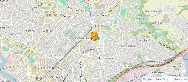 localisation de l'entreprise SYNDICAT DES COPRIETAIRES à BREST