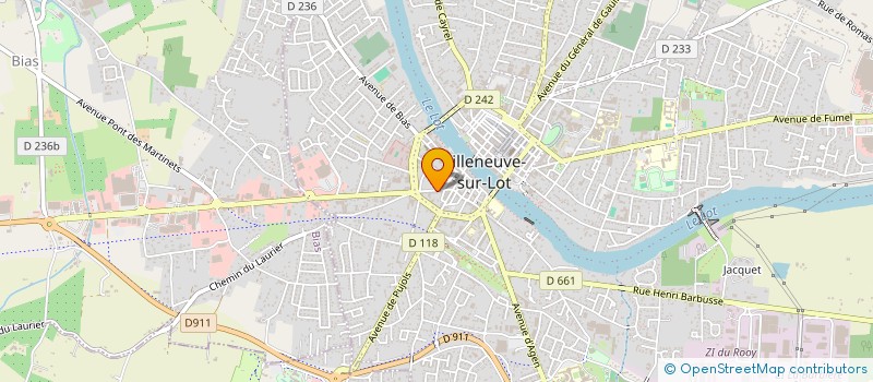 localisation de l'entreprise SYNDICAT DES COPRIETAIRES PONSERVAT - ROUTE DE BORDEAUX- 47300 BIAS  BIAS