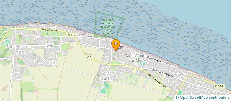 localisation de l'entreprise SYNDICAT DES COPRO DE LA JOLIETTE  SAINT-AUBIN-SUR-MER