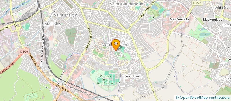 localisation de l'entreprise SYNDICAT DES COPRO DE LA RESIDENCE  PERPIGNAN