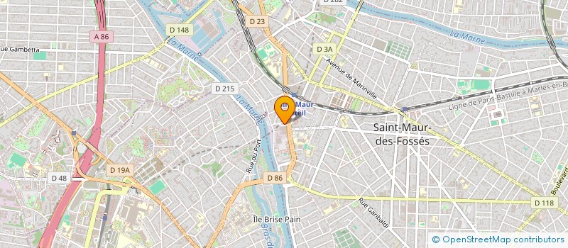 localisation de l'entreprise SYNDICAT DES COPRO DE ST MAUR L'ECLUSE à SAINT-MAUR-DES-FOSSES