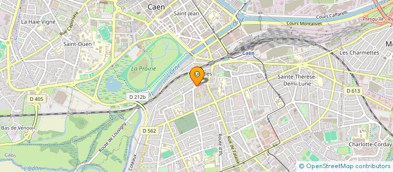 localisation de l'entreprise SYNDICAT DES COPRO LES JARDINS à CAEN