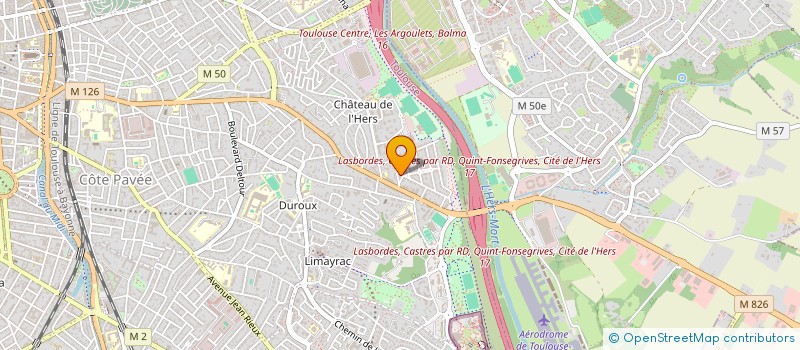 localisation de l'entreprise SYNDICAT DES COPRO RESIDENCE DES ILES  TOULOUSE