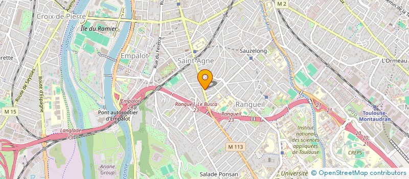 localisation de l'entreprise SYNDICAT DES COPROP 44 AVE JULES JULIEN  TOULOUSE