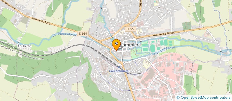 localisation de l'entreprise SYNDICAT DES COPROP DE L IMMEUBLE à COULOMMIERS