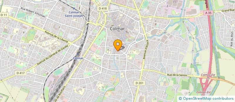 localisation de l'entreprise SYNDICAT DES COPROP QUAI DES BATELIERS  COLMAR