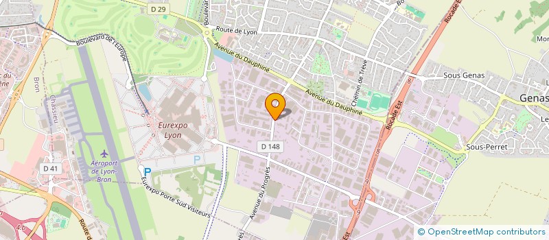 localisation de l'entreprise SYNDICAT DES COPROPIETAIRES  CHASSIEU