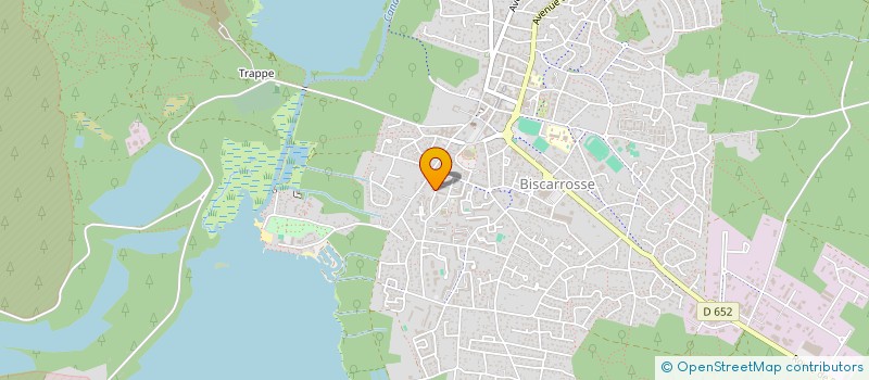 localisation de l'entreprise SYNDICAT DES COPROPR BAT D  BISCARROSSE