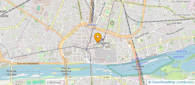 localisation de l'entreprise SYNDICAT DES COPROPR HTEL D ESCURES  ORLEANS