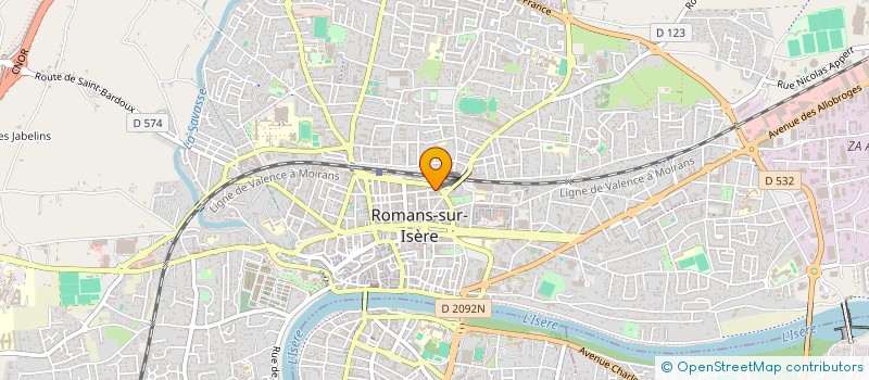 localisation de l'entreprise SYNDICAT DES COPROPRIAITAIRES L ARMORIAL  ROMANS-SUR-ISERE