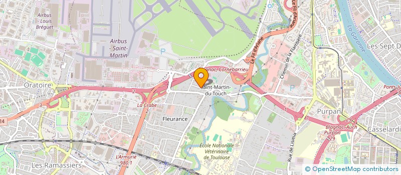 localisation de l'entreprise SYNDICAT DES COPROPRIETAIRE   CONCO  TOULOUSE