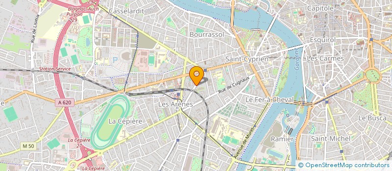localisation de l'entreprise SYNDICAT DES COPROPRIETAIRE DE L à TOULOUSE
