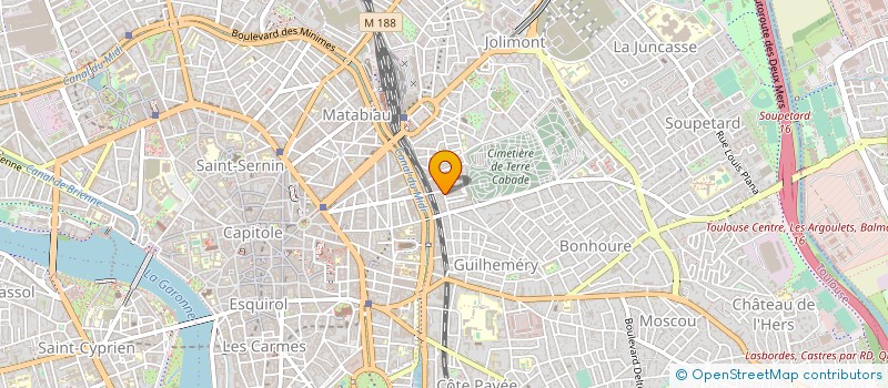 localisation de l'entreprise SYNDICAT DES COPROPRIETAIRE   DE LA  TOULOUSE