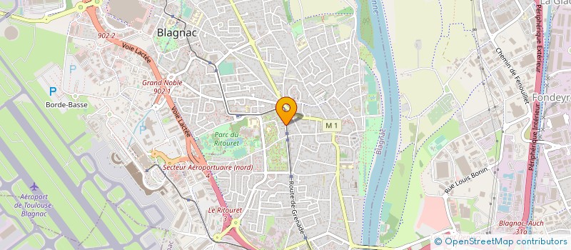 localisation de l'entreprise SYNDICAT DES COPROPRIETAIRE IMMEU à BLAGNAC