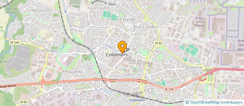 localisation de l'entreprise SYNDICAT DES COPROPRIETAIRE IMMEU à COLOMIERS
