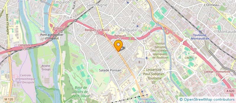 localisation de l'entreprise SYNDICAT DES COPROPRIETAIRE IMMEU à TOULOUSE