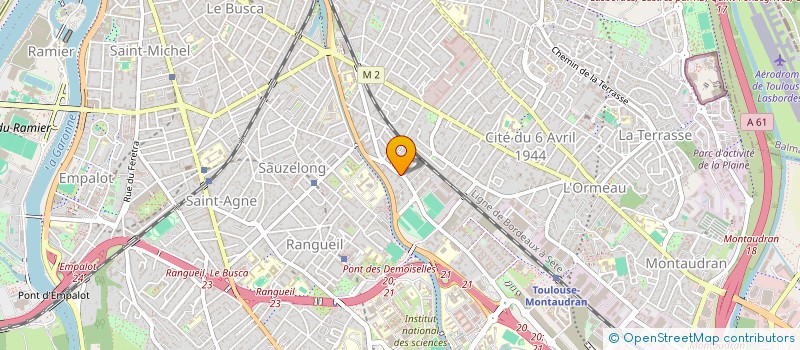 localisation de l'entreprise SYNDICAT DES COPROPRIETAIRE IMMEU à TOULOUSE