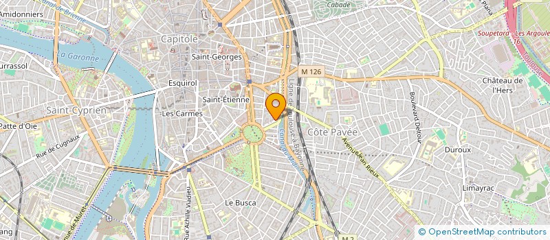 localisation de l'entreprise SYNDICAT DES COPROPRIETAIRE   IMMEU  TOULOUSE