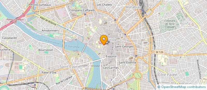 localisation de l'entreprise SYNDICAT DES COPROPRIETAIRE   IMMEU  TOULOUSE