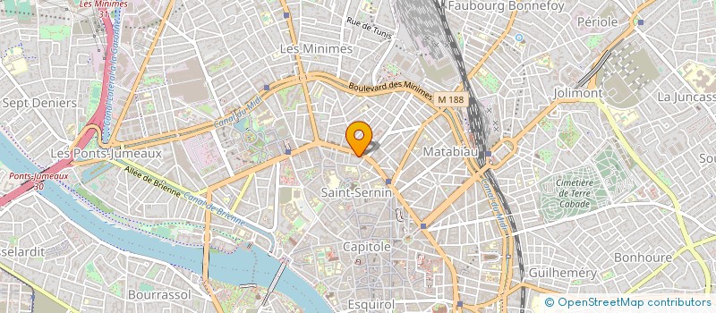 localisation de l'entreprise SYNDICAT DES COPROPRIETAIRE   IMMEU  TOULOUSE