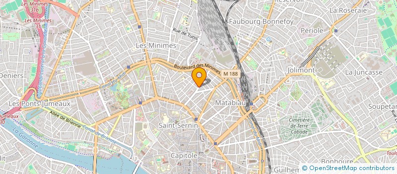 localisation de l'entreprise SYNDICAT DES COPROPRIETAIRE   IMMEU  TOULOUSE