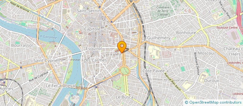 localisation de l'entreprise SYNDICAT DES COPROPRIETAIRE   IMMEU  TOULOUSE