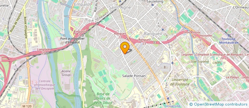 localisation de l'entreprise SYNDICAT DES COPROPRIETAIRE   IMMEU  TOULOUSE