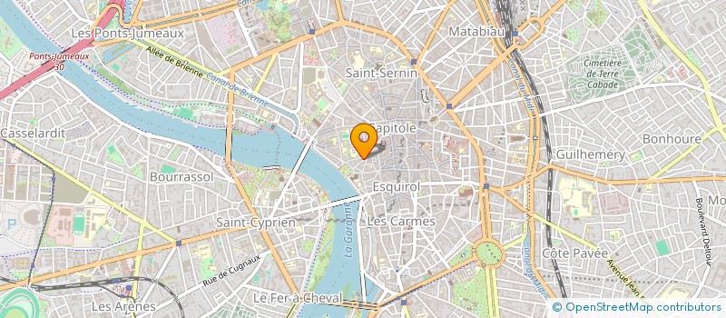 localisation de l'entreprise SYNDICAT DES COPROPRIETAIRE   IMMEU  TOULOUSE