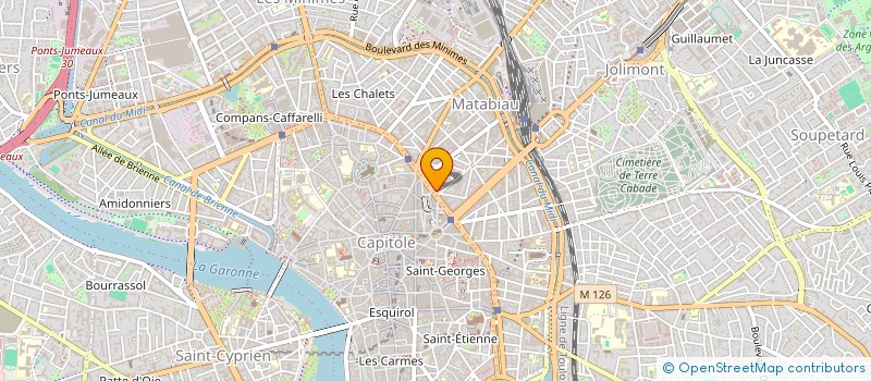 localisation de l'entreprise SYNDICAT DES COPROPRIETAIRE   IMMEU  TOULOUSE