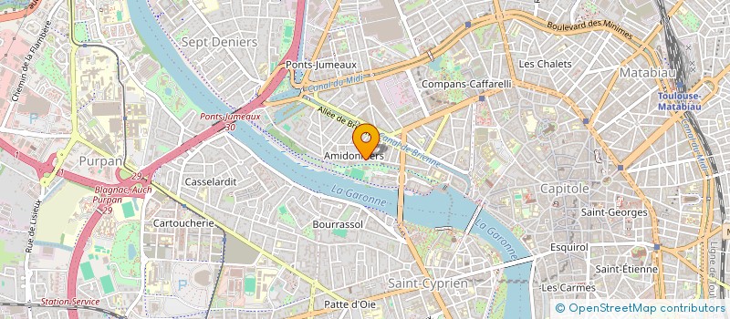 localisation de l'entreprise SYNDICAT DES COPROPRIETAIRE   IMMEU  TOULOUSE