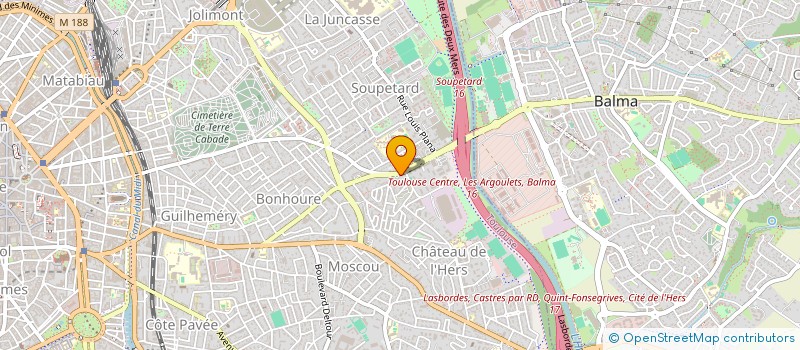 localisation de l'entreprise SYNDICAT DES COPROPRIETAIRE   IMMEU  TOULOUSE