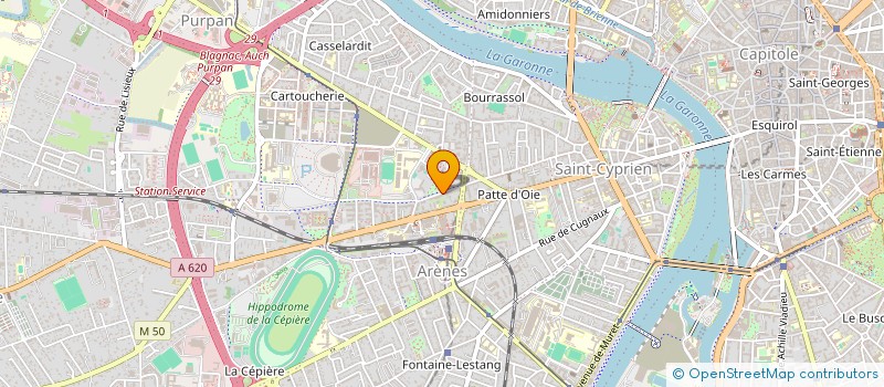 localisation de l'entreprise SYNDICAT DES COPROPRIETAIRE   IMMEU  TOULOUSE