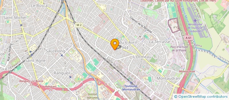 localisation de l'entreprise SYNDICAT DES COPROPRIETAIRE   IMMEU  TOULOUSE