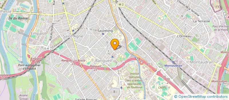 localisation de l'entreprise SYNDICAT DES COPROPRIETAIRE   IMMEU  TOULOUSE