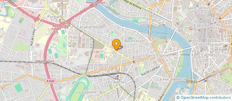 localisation de l'entreprise SYNDICAT DES COPROPRIETAIRE   IMMEU  TOULOUSE