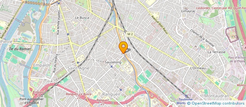 localisation de l'entreprise SYNDICAT DES COPROPRIETAIRE   IMMEU  TOULOUSE