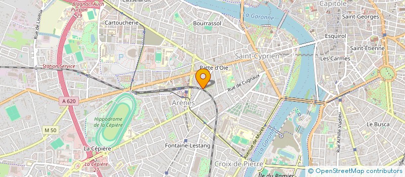 localisation de l'entreprise SYNDICAT DES COPROPRIETAIRE   IMMEU  TOULOUSE
