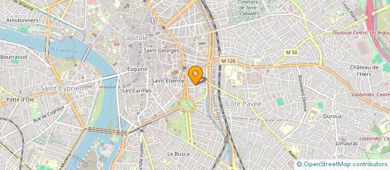 localisation de l'entreprise SYNDICAT DES COPROPRIETAIRE   IMMEU  TOULOUSE