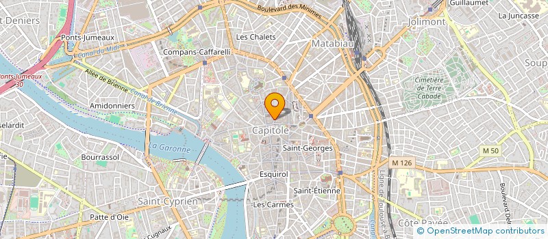 localisation de l'entreprise SYNDICAT DES COPROPRIETAIRE   IMMEU  TOULOUSE