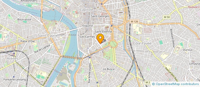 localisation de l'entreprise SYNDICAT DES COPROPRIETAIRE   IMMEU  TOULOUSE