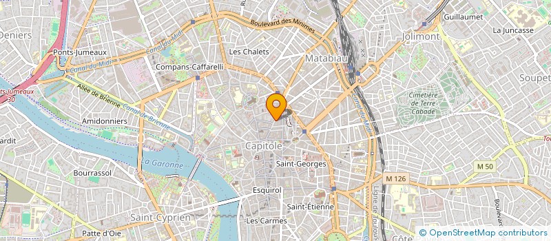 localisation de l'entreprise SYNDICAT DES COPROPRIETAIRE   IMMEU  TOULOUSE