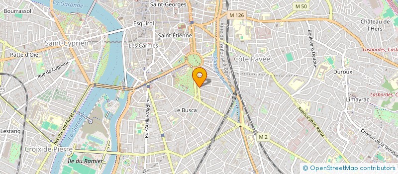 localisation de l'entreprise SYNDICAT DES COPROPRIETAIRE   IMMEU  TOULOUSE
