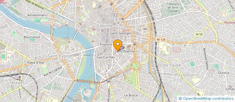 localisation de l'entreprise SYNDICAT DES COPROPRIETAIRE   IMMEU  TOULOUSE
