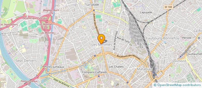 localisation de l'entreprise SYNDICAT DES COPROPRIETAIRE IMMEU à TOULOUSE