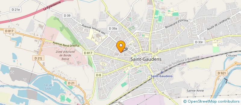 localisation de l'entreprise SYNDICAT DES COPROPRIETAIRE IMMEU à SAINT-GAUDENS