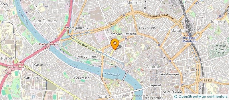 localisation de l'entreprise SYNDICAT DES COPROPRIETAIRE IMMEU à TOULOUSE