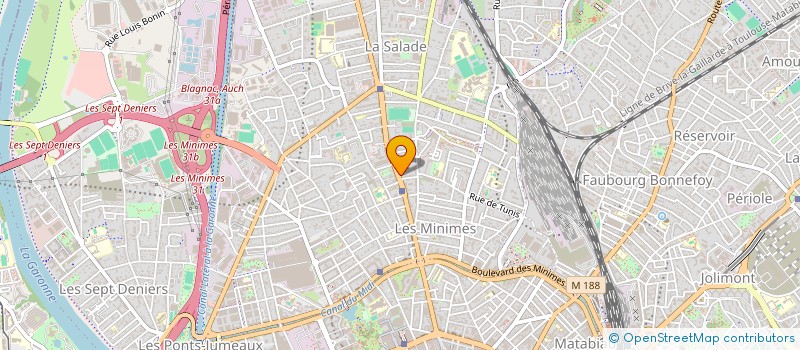 localisation de l'entreprise SYNDICAT DES COPROPRIETAIRE IMMEU à TOULOUSE