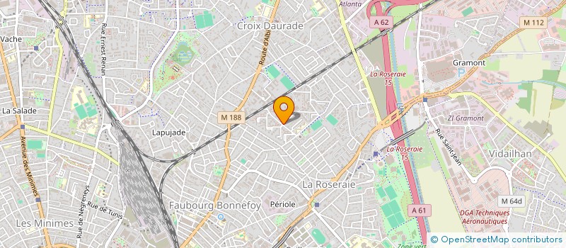 localisation de l'entreprise SYNDICAT DES COPROPRIETAIRE IMMEU à TOULOUSE