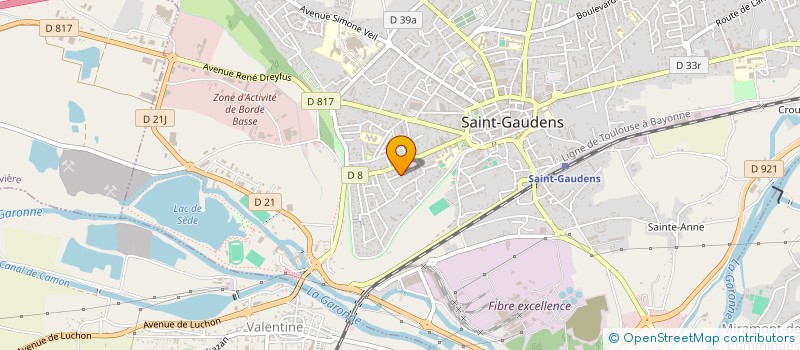 localisation de l'entreprise SYNDICAT DES COPROPRIETAIRE IMMEU à SAINT-GAUDENS